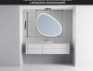 Oglinzi pentru baie cu LED în formă neregulată H222 #4