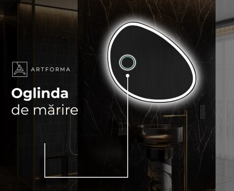 Oglinzi pentru baie cu LED în formă neregulată H222 #5