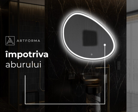 Oglinzi pentru baie cu LED în formă neregulată H222 #9