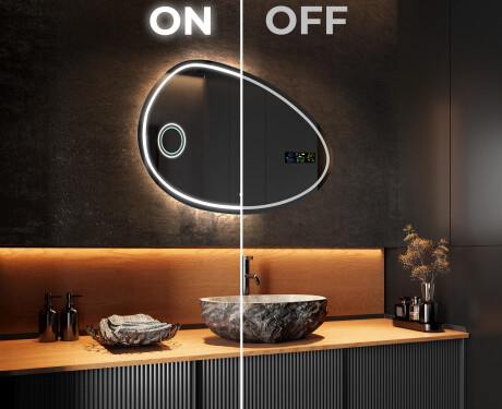 Oglinzi pentru baie cu LED în formă neregulată H223 #3