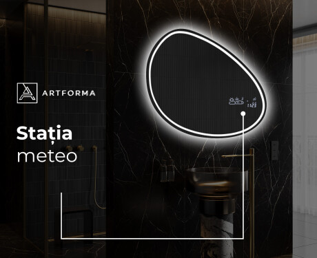 Oglinzi pentru baie cu LED în formă neregulată H223 #8