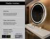 Rotunda oglinda cu LED la comanda L33 #2