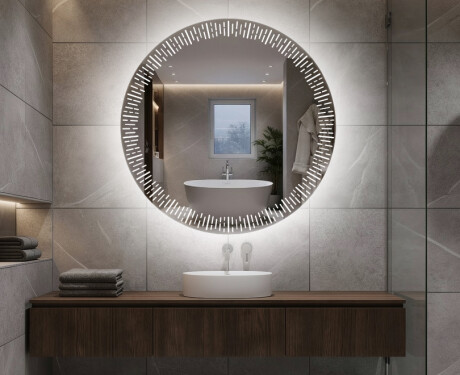 Rotunda oglinda cu LED la comanda L35