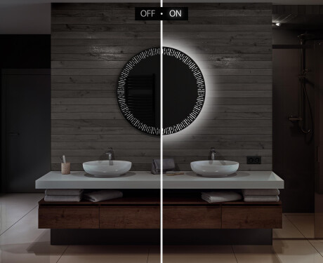 Rotunda oglinda cu LED la comanda L35 #5