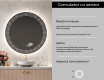 Rotunda oglinda cu LED la comanda L35 #6
