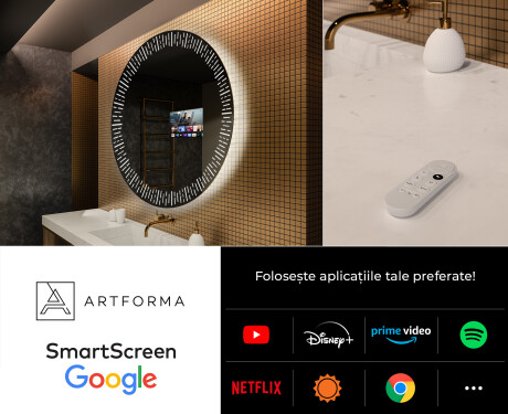 Rotunda oglinda cu LED la comanda L35 #7