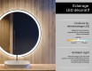 Rotunda oglinzi moderne baie cu leduri L76 #8