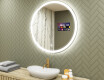 Rotunda oglinzi moderne baie cu leduri L76 90cm - SmartScreen, DualColor