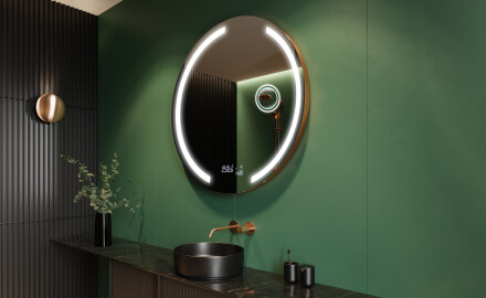 Rotunda oglinda cu LED la comanda L97