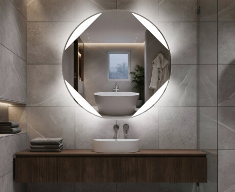 Rotunda oglinda cu LED la comanda L114