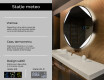 Rotunda oglinda cu LED la comanda L114 #2