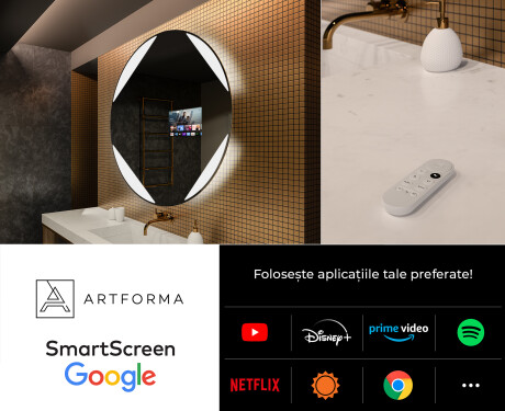 Rotunda oglinda cu LED la comanda L114 #7