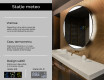 Rotunda oglinda cu LED la comanda L116 #2