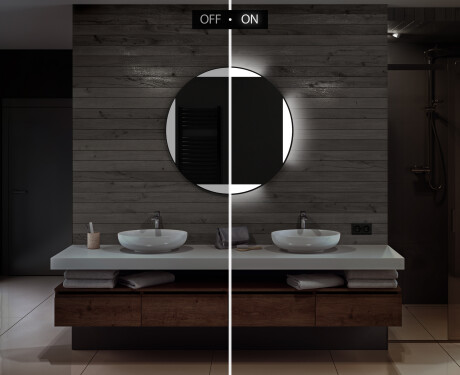 Rotunda oglinda cu LED la comanda L116 #5