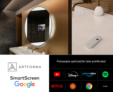 Rotunda oglinda cu LED la comanda L116 #7