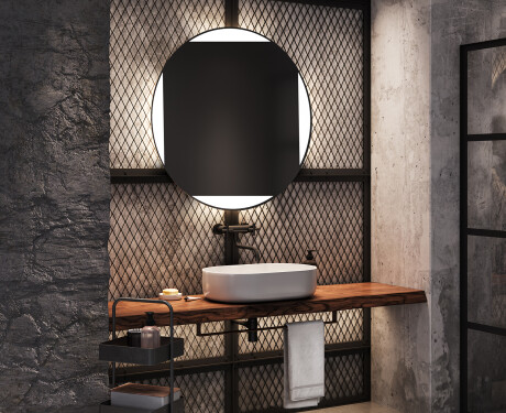 Rotunda oglinda cu LED la comanda L116 #9