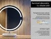Rotunda oglinda cu LED la comanda L118 #4