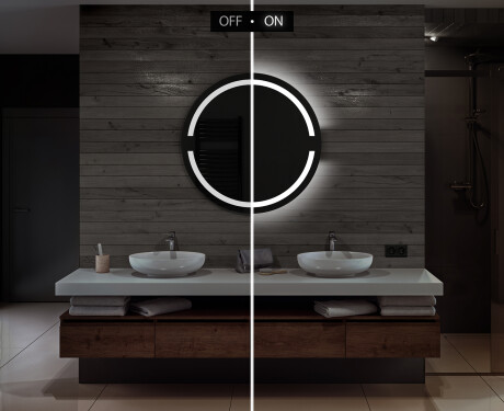 Rotunda oglinda cu LED la comanda L118 #5