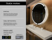 Rotunda oglinzi moderne baie cu leduri L119 #2