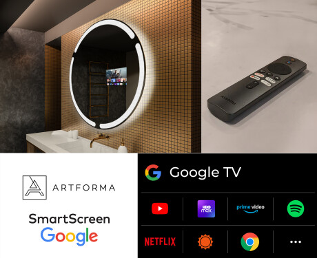 Rotunda oglinzi moderne baie cu leduri L119 #8