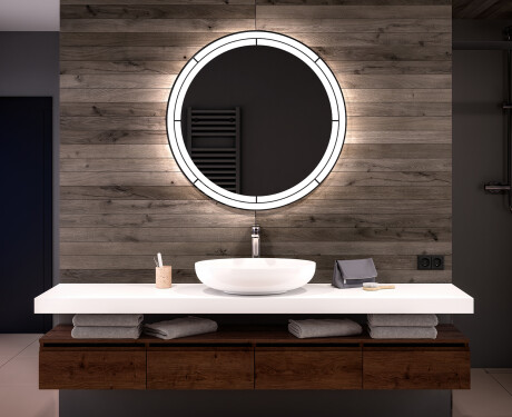 Rotunda oglinda cu LED la comanda L122