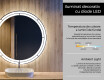 Rotunda oglinda cu LED la comanda L122 #4
