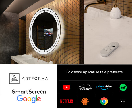 Rotunda oglinda cu LED la comanda L122 #7