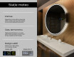 Rotunda oglinzi moderne baie cu leduri L123 #2