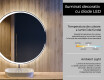 Rotunda oglinzi moderne baie cu leduri L123 #4