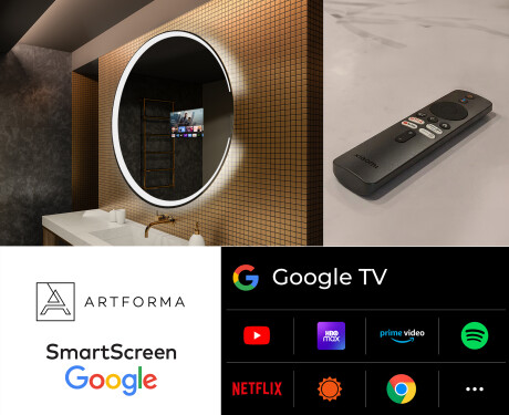 Rotunda oglinzi moderne baie cu leduri L123 #8