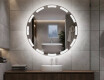 Rotunda oglinda cu LED baie de la baterii L117