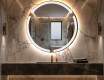 Rotunda oglinda cu LED baie de la baterii L119