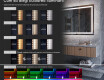 Oglindă cu LED Semilunară Modernă - Iluminare Eleganta pentru Baie A222 #9