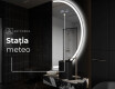 Oglindă cu LED Semilunară Modernă - Iluminare Eleganta pentru Baie A222 #6