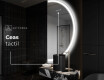 Oglindă cu LED Semilunară Modernă - Iluminare Eleganta pentru Baie A222 #7