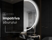 Oglindă cu LED Semilunară Modernă - Iluminare Eleganta pentru Baie A222 #8