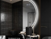 Oglindă cu LED Semilunară Modernă - Iluminare Eleganta pentru Baie A223 #3