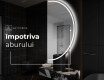 Oglindă cu LED Semilunară Modernă - Iluminare Eleganta pentru Baie A223 #8