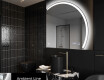 Oglindă cu LED Semilunară Modernă - Iluminare Eleganta pentru Baie Q222 #3