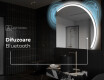 Oglindă cu LED Semilunară Modernă - Iluminare Eleganta pentru Baie Q222 #7