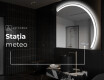 Oglindă cu LED Semilunară Modernă - Iluminare Eleganta pentru Baie Q222 #7