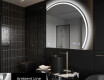 Oglindă cu LED Semilunară Modernă - Iluminare Eleganta pentru Baie Q223 #3