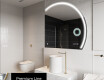 Oglindă cu LED Semilunară Modernă - Iluminare Eleganta pentru Baie Q223 #4