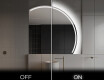 Oglindă cu LED Semilunară Modernă - Iluminare Eleganta pentru Baie Q223 #3