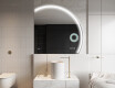 Oglindă cu LED Semilunară Modernă - Iluminare Eleganta pentru Baie Q223 #10