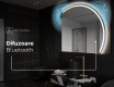 Oglindă cu LED Semilunară Modernă - Iluminare Eleganta pentru Baie Q223 #6