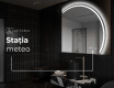 Oglindă cu LED Semilunară Modernă - Iluminare Eleganta pentru Baie Q223 #7