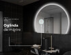 Oglindă cu LED Semilunară Modernă - Iluminare Eleganta pentru Baie W221 #5