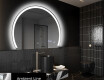 Oglindă cu LED Semilunară Modernă - Iluminare Eleganta pentru Baie W222 #3