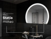 Oglindă cu LED Semilunară Modernă - Iluminare Eleganta pentru Baie W222 #8